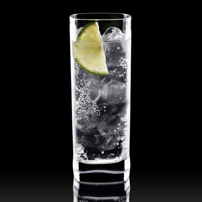 Italian Premium Highball Glasses | 9oz | Strauss | Set of 6 - Luigi Bormioli USA