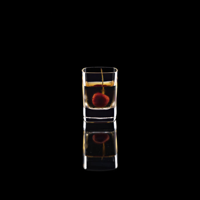 Italian Premium Liqueur Shot Glasses | 2oz | Strauss | Set of 6 - Luigi Bormioli USA