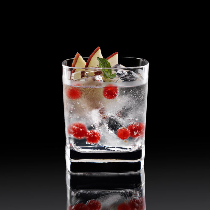 Italian Premium Whiskey Glasses | 9oz | Strauss | Set of 6 - Luigi Bormioli USA