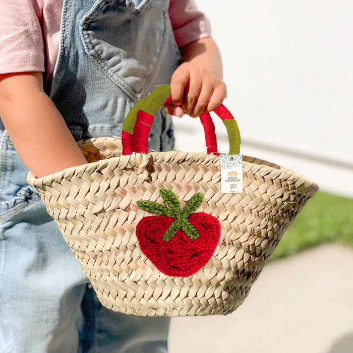 STRAWBERRY BASKET BAG - Stylish Summer bag - Summer bag