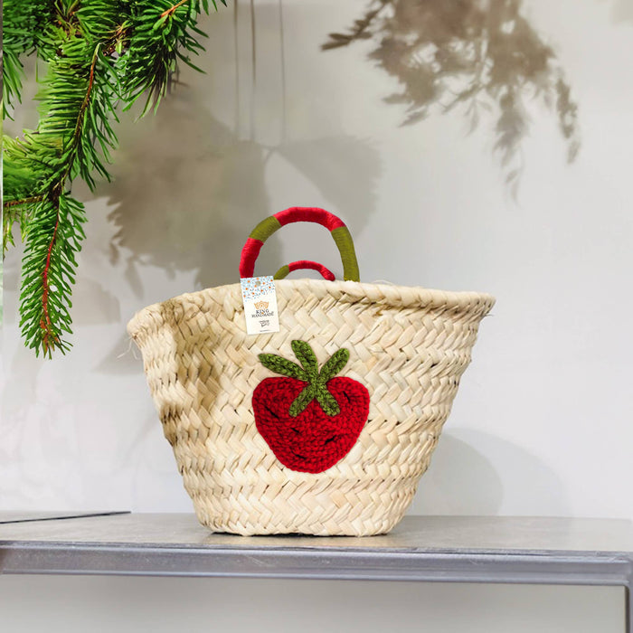 STRAWBERRY BASKET BAG - Stylish Summer bag - Summer bag
