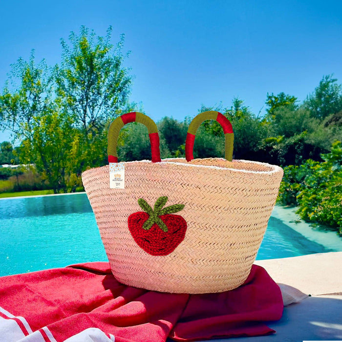 STRAWBERRY BASKET BAG - Stylish Summer bag - Summer bag