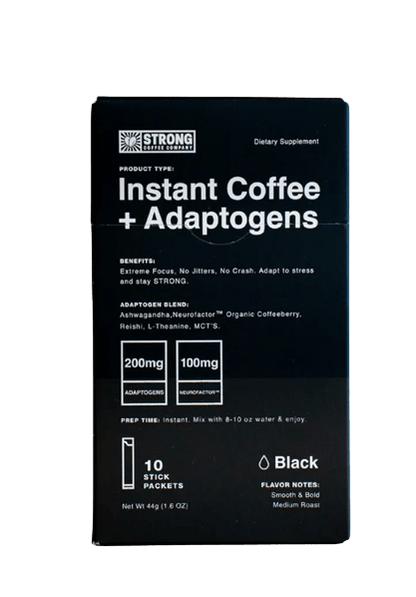 Strong Coffee Company Instant Coffee+ Adaptogens Powder 2