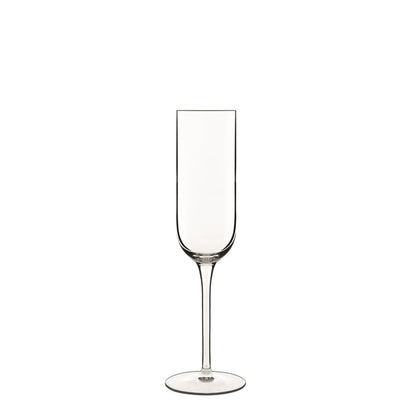 Italian Premium Champagne Flute Glasses | 7oz | Sublime | Set of 4 - Luigi Bormioli USA