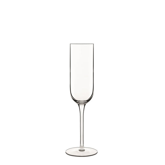 Italian Premium Champagne Flute Glasses | 7oz | Sublime | Set of 4 - Luigi Bormioli USA