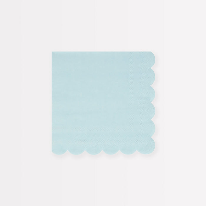 Summer Sky Blue Small Napkins