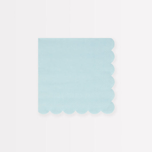 Summer Sky Blue Small Napkins