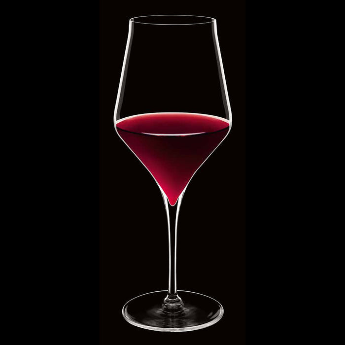 Italian Premium Bordeaux Red Wine Glasses | 18.5oz | Supremo | Set of 2 - Luigi Bormioli USA