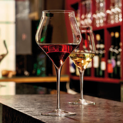 Italian Premium Burgundy Red Wine Glasses | 22oz | Supremo | Set of 2 - Luigi Bormioli USA