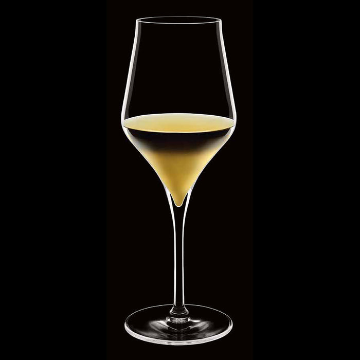 Italian Premium Chardonnay White Wine Glasses | 11.5oz | Supremo | Set of 2 - Luigi Bormioli USA