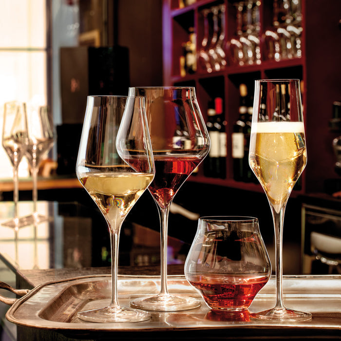 Italian Premium Stemless Wine Glasses | 15.25oz | Supremo | Set of 2 - Luigi Bormioli USA