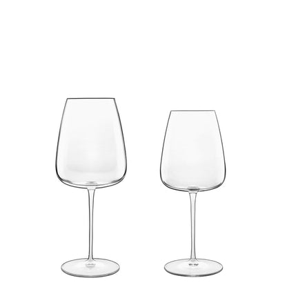 Italian Premium 8pc Stemware Set | Talismano | 4 Red Wine Glasses & 4 White Wine Glasses - Luigi Bormioli USA