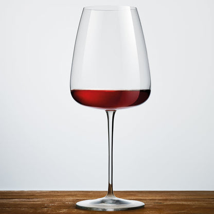 Italian Premium Bordeaux Red Wine Glasses | 23.75oz | Talismano | Set of 4 - Luigi Bormioli USA