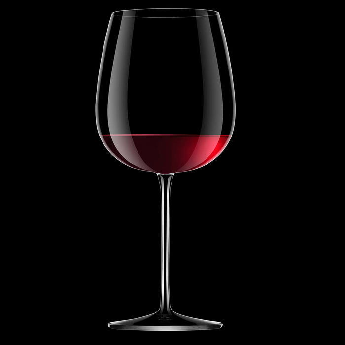 Italian Premium Burgundy Red Wine Glasses | 25.25oz | Talismano | Set of 4 - Luigi Bormioli USA