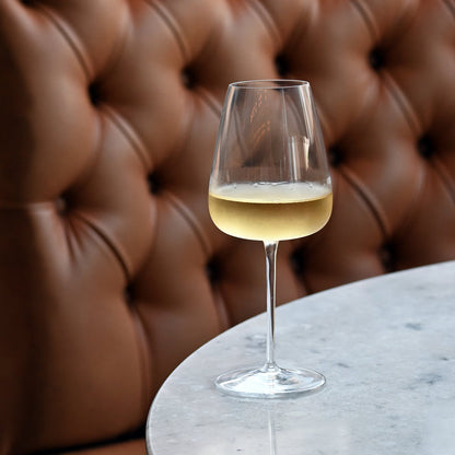 Italian Premium Chardonnay White Wine Glasses | 15.25oz | Talismano | Set of 4 - Luigi Bormioli USA