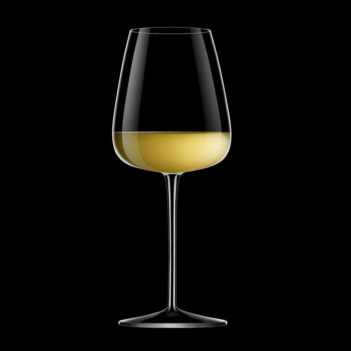 Italian Premium Chardonnay White Wine Glasses | 15.25oz | Talismano | Set of 4 - Luigi Bormioli USA