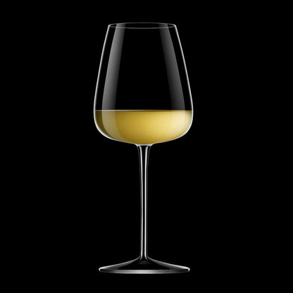 Italian Premium Chardonnay White Wine Glasses | 15.25oz | Talismano | Set of 4 - Luigi Bormioli USA
