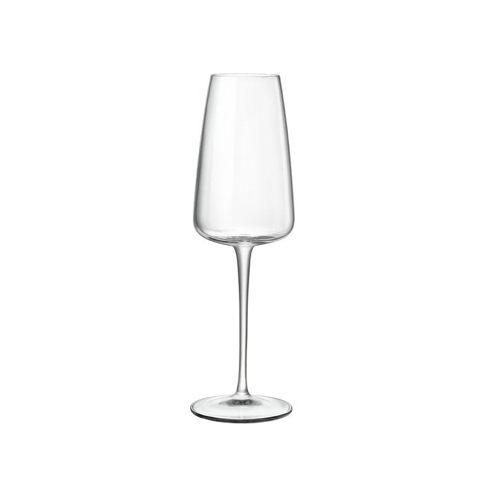 Italian Premium Flute Glasses | 7oz | Talismano | Set of 4 - Luigi Bormioli USA