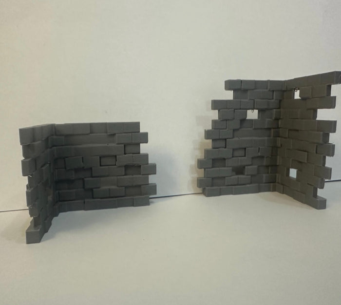 Tavern Scatter Terrain Set – Table, Stools, Fireplace, Crates & Walls (12 Pieces) - UK delivery included.