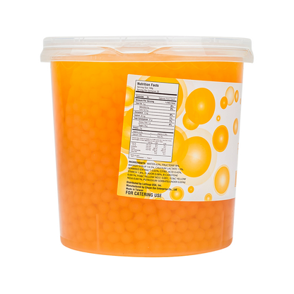Tea Zone Mango Popping Pearls (7 lbs) Case of 4