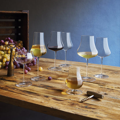 Italian Premium Flute Glasses | 14.25oz | Tentazioni | Set of 6 - Luigi Bormioli USA