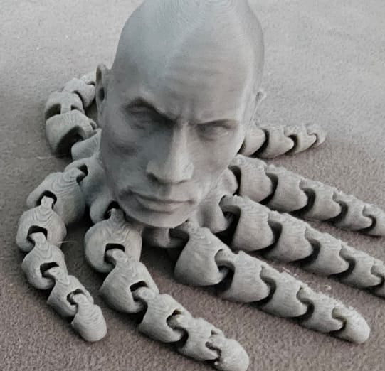 The Rocktopus | Articulated Fidget Desk Toy | UK delivery included
