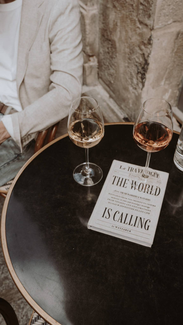 The World Is Calling: A Travel Journal | Linen Notebook