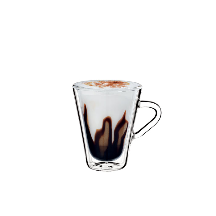 Espressino Double Wall Glasses | 3.5oz | Thermic | Set of 2 - Luigi Bormioli USA