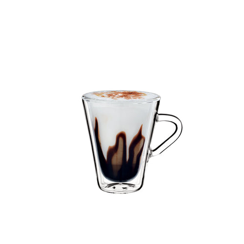 Espressino Double Wall Glasses | 3.5oz | Thermic | Set of 2 - Luigi Bormioli USA