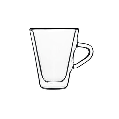 Espressino Double Wall Glasses | 3.5oz | Thermic | Set of 2 - Luigi Bormioli USA
