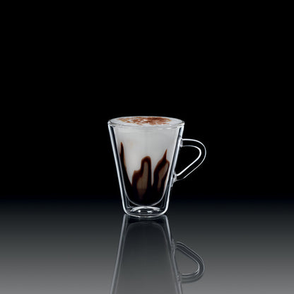 Espressino Double Wall Glasses | 3.5oz | Thermic | Set of 2 - Luigi Bormioli USA