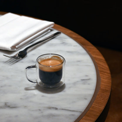 Espresso Double Wall Glasses | 3oz | Thermic Sublime | Set of 2 - Luigi Bormioli USA