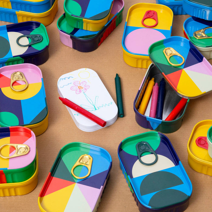 Tinned Goods - Drawing Pad & Crayons