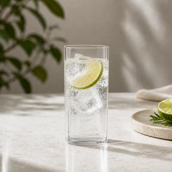 Top Class Square Beverage Highball Glasses