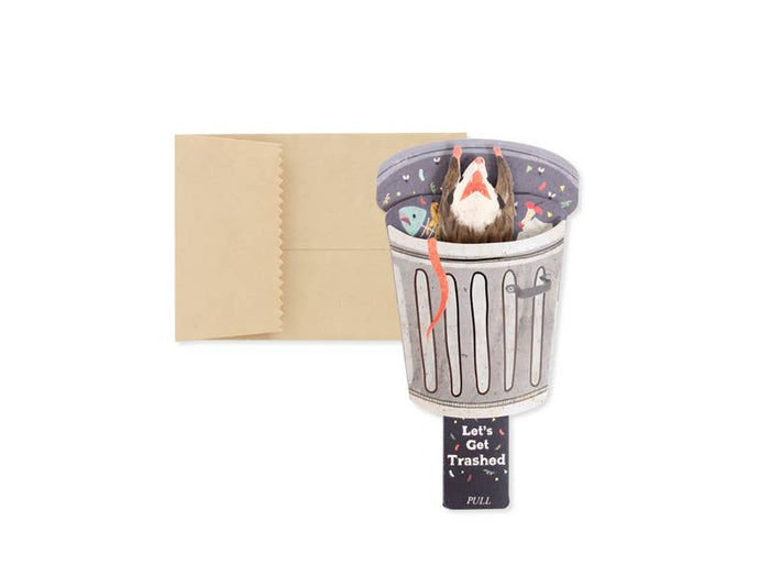 Trash Greeting Card