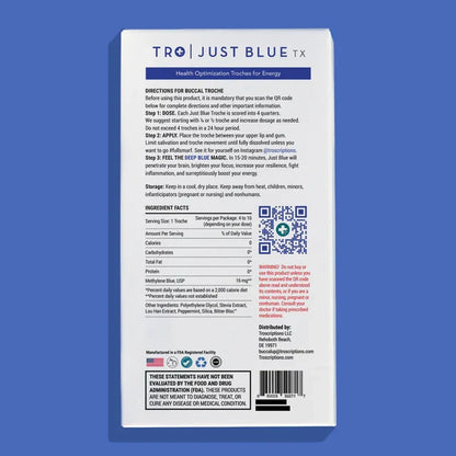Troscriptions Just Blue Nootropic Buccal Troches 2