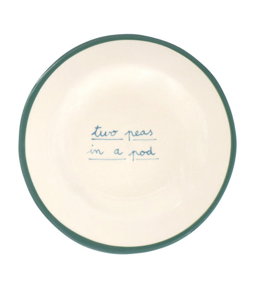 "Two Peas in a Pod" Plate