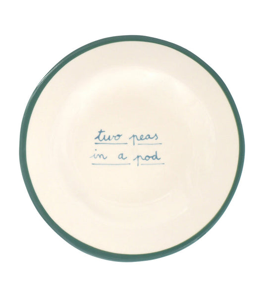 "Two Peas in a Pod" Plate