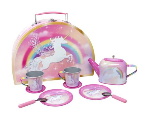 Unicorn Tin Tea Set