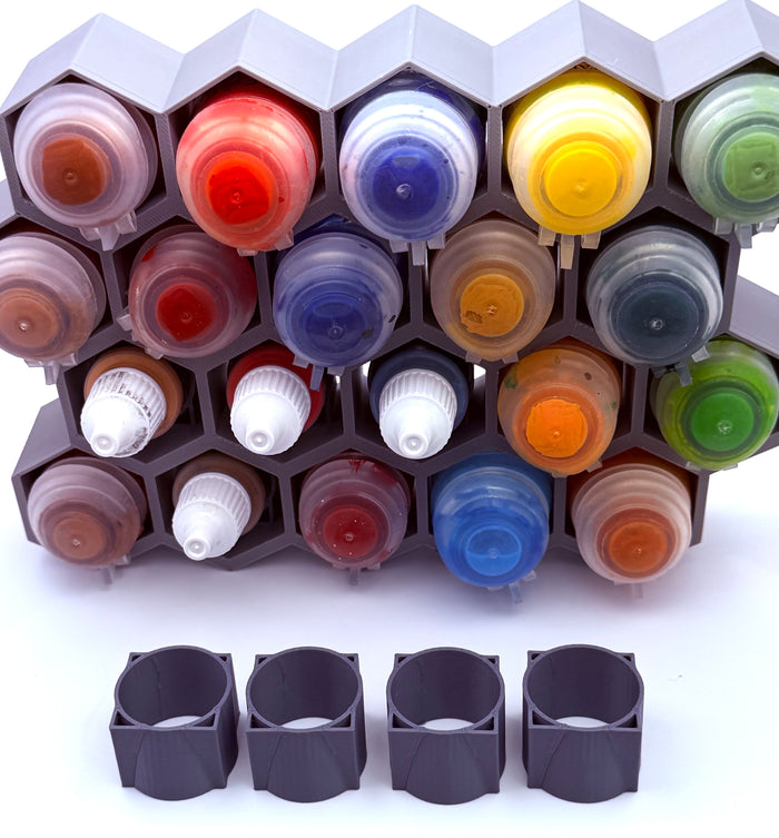 Universal Paint Rack Conversion Inserts 10 Pack Citadel & Dropper Bottle Adapter