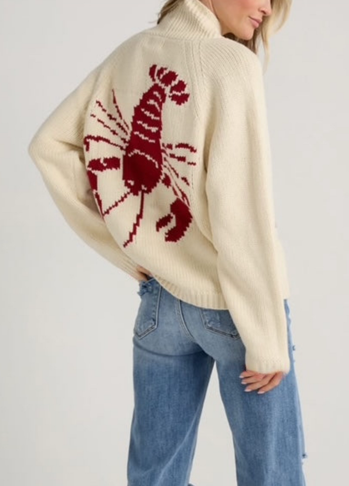 Varsity Lobster Cardigan