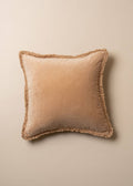 Velvet Square Pillow | Truffle