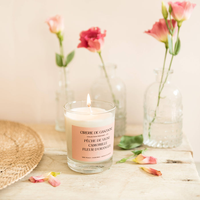 Vine Peach, Chamomille, Orange Blossom Candle