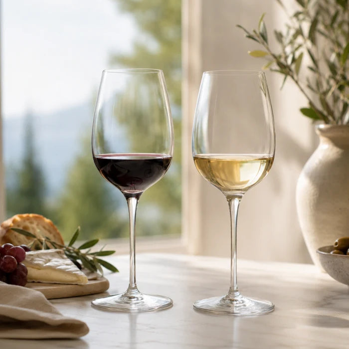 Vinoteque Fresco Red & White Wine Glasses