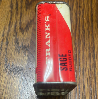 Vintage Franks  Sage Spice Tin Cincinatti Ohio