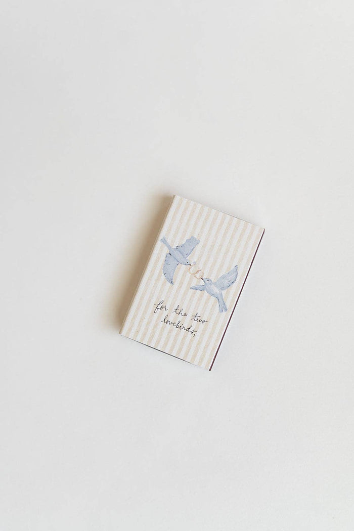 Wedding Lovebirds Matchbox