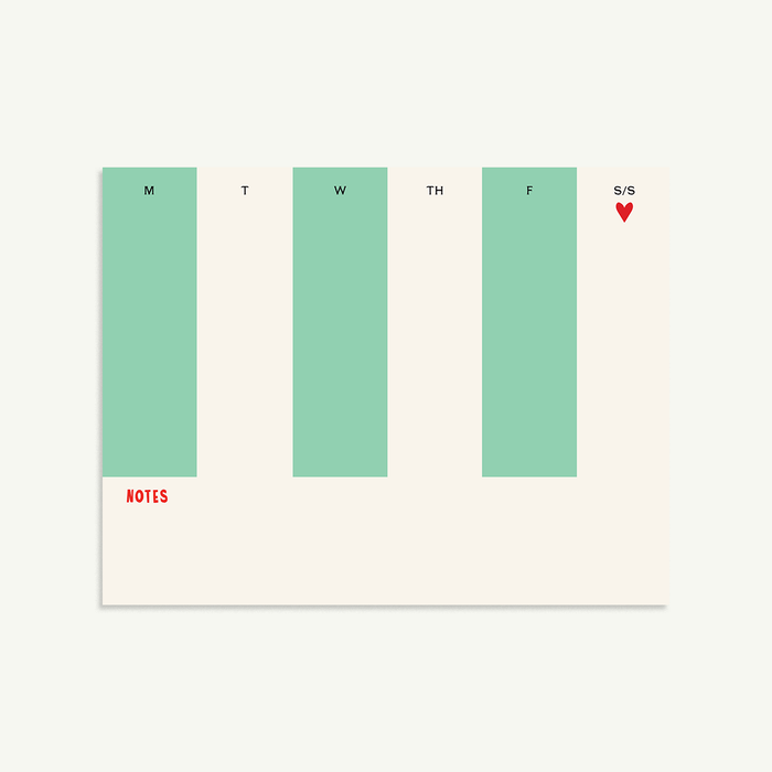 Weekly Notepad