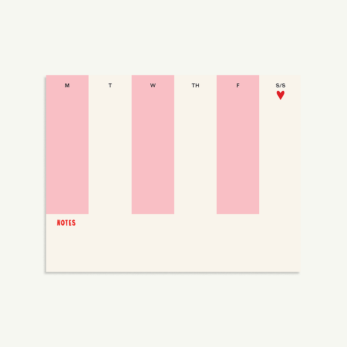 Weekly Notepad