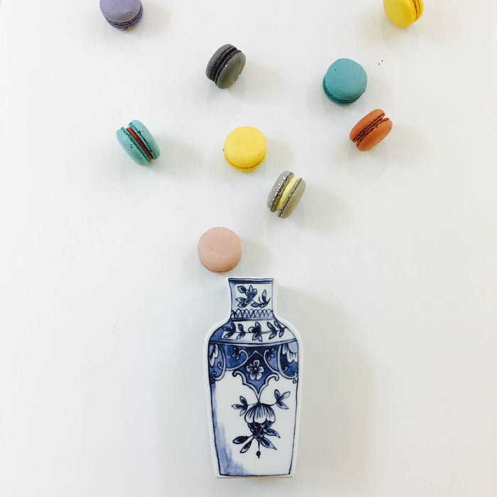 Well Versed - Blue - 7" Small Vase