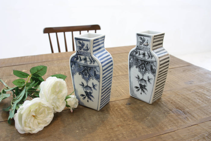 Well Versed - Blue - 7" Small Vase